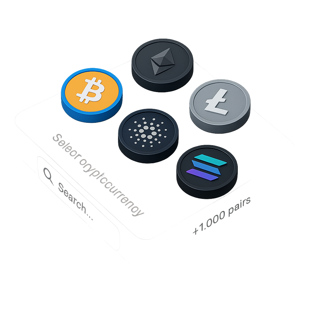 Select Cryptocurrency
